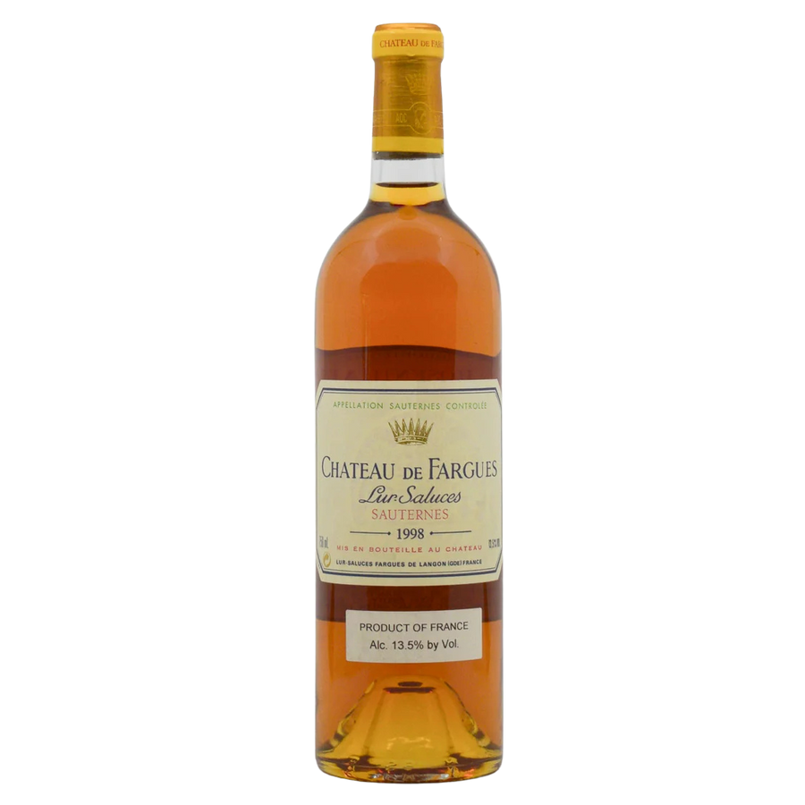 Chateau de Fargues Sauternes 1998 Half Bottle