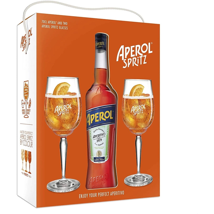 Aperol + 2 Spritz Glasses – Pasanella & Son Aperol + 2 Spritz Glasses – Pasanella & Son