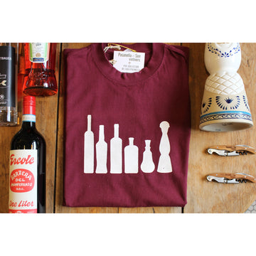 Pasanella T Shirt Luca Burgundy Size L