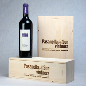 Wood Gift Box 1 Bottle