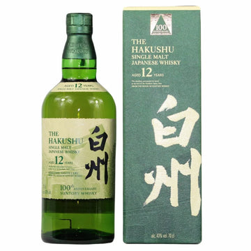Hakushu Japanese Single Malt 12-Year-Old Whisky 100th Anniversary