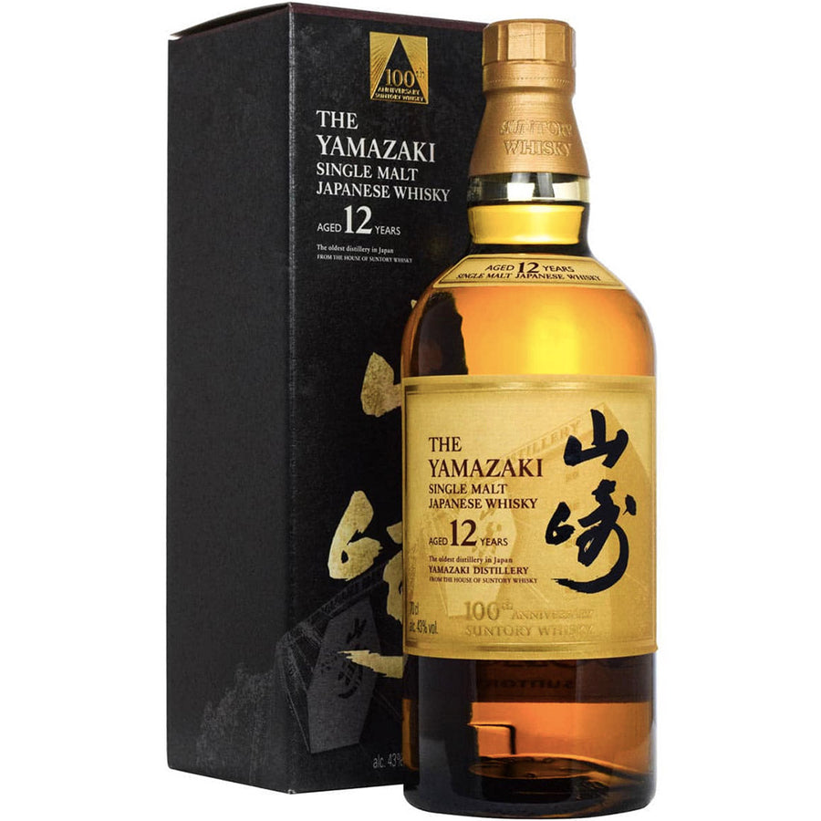 Yamazaki Single Malt Japanese 12-Year-Old 100th Anniversary Whisky 750ml