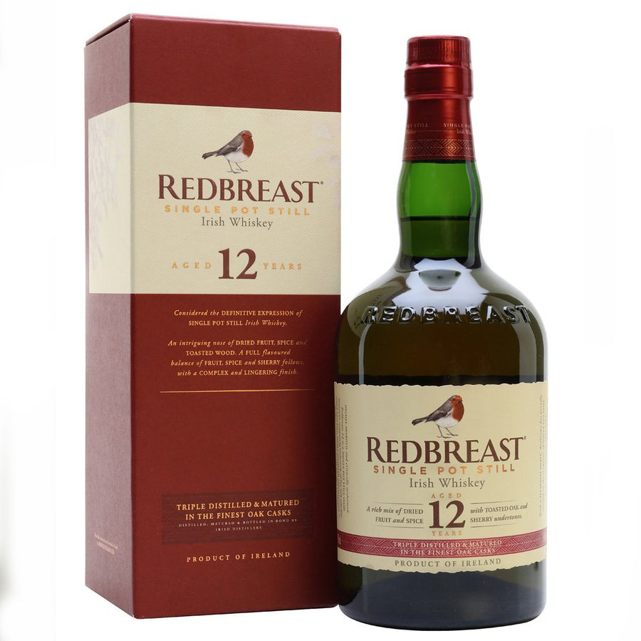 Redbreast 12-Year-Old Irish Whiskey 750ml