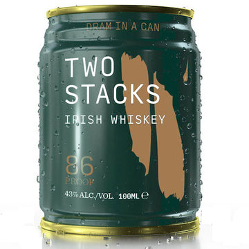 Two Stacks Dram In A Can Irish Whiskey 100ml